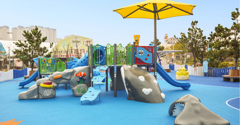 金沙灘啤酒城非動(dòng)力兒童游樂場開放